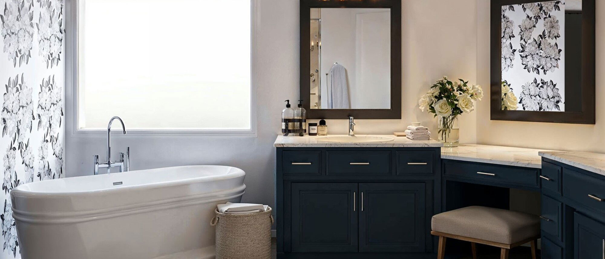 Transitional Style Master Bathroom Remodel 