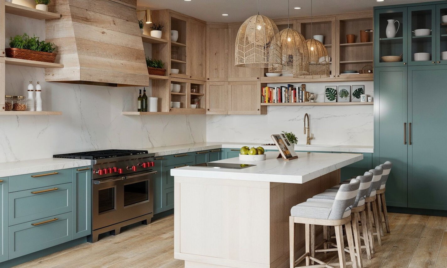 Biophilic Kitchen Design by top Davie interior designers