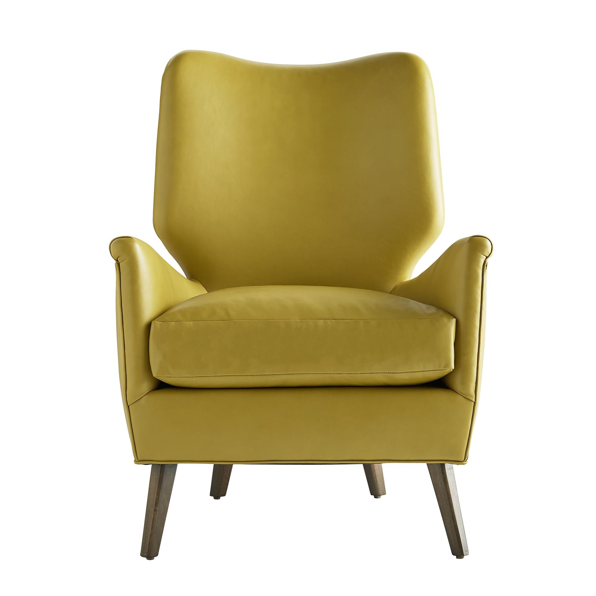 Yellow Leather Chair large image 