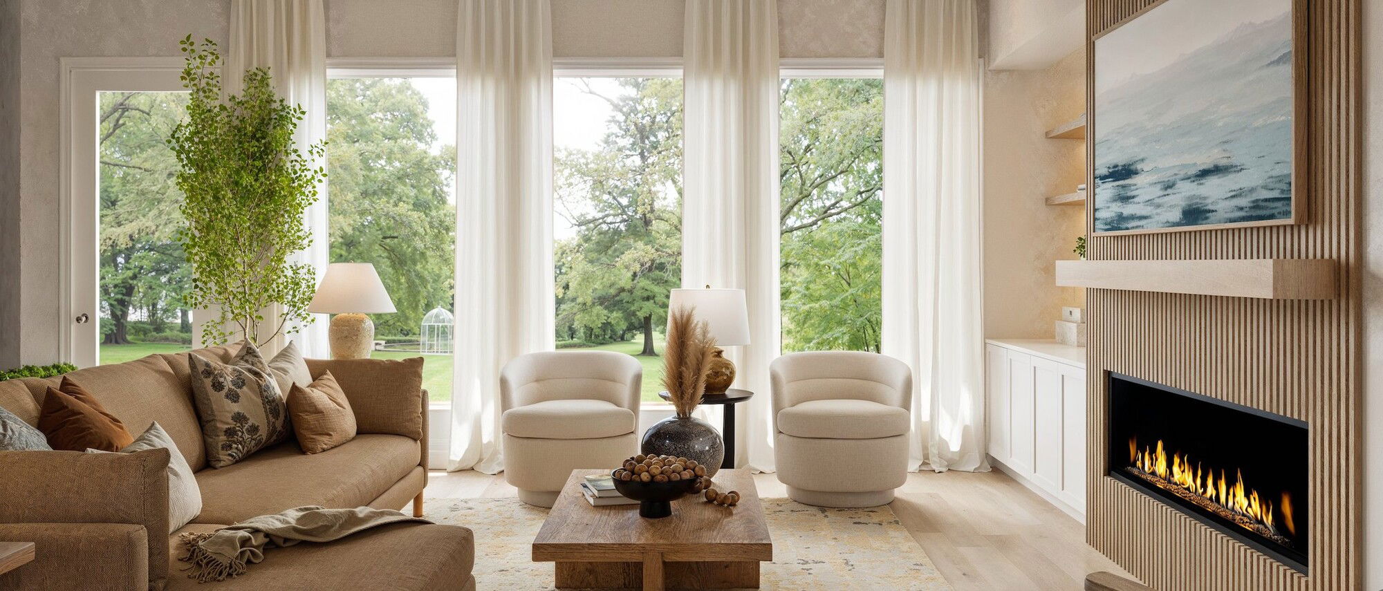 Elegant & Inviting Transitional Home Renovation by interior designers in Pasadena, Texas