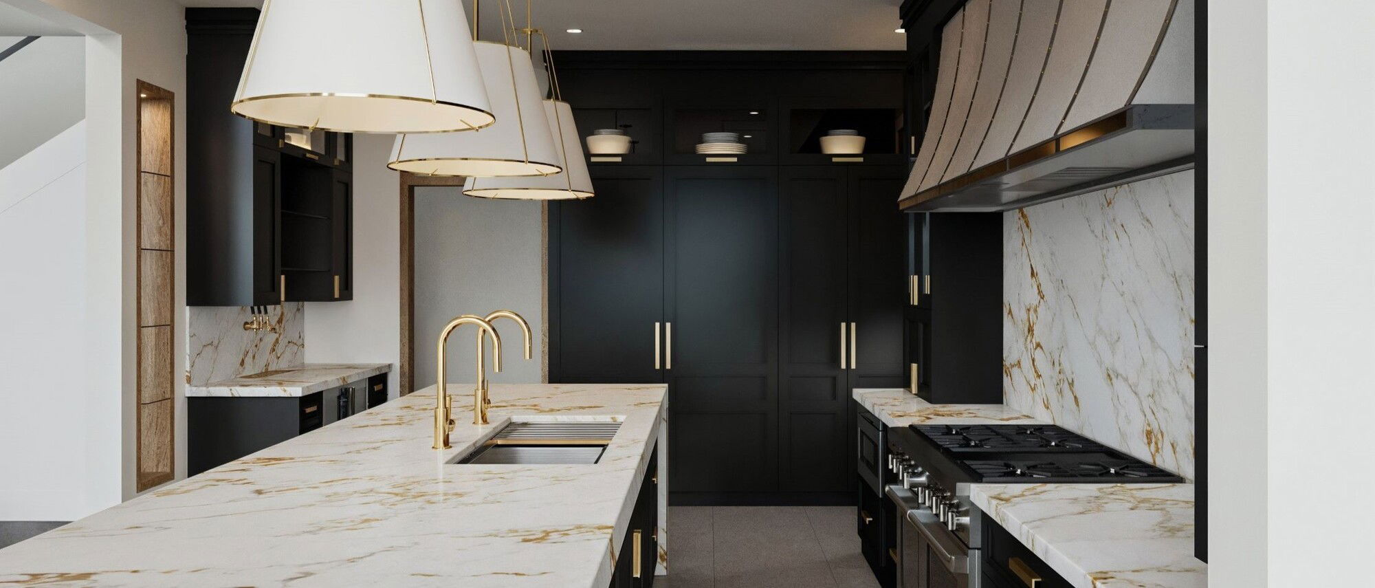 Elegant Kitchen & Laundry Room Interior Design by top Palm Bay interior designers