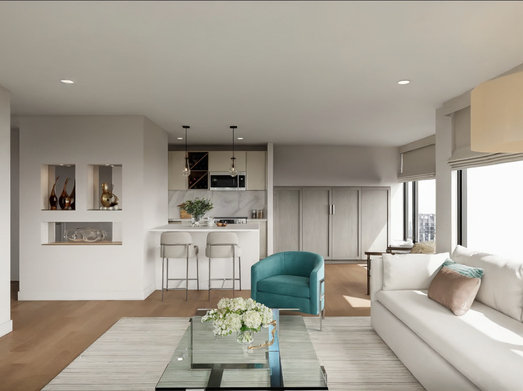 Online Designer Combined Living/Dining 3D Model 3