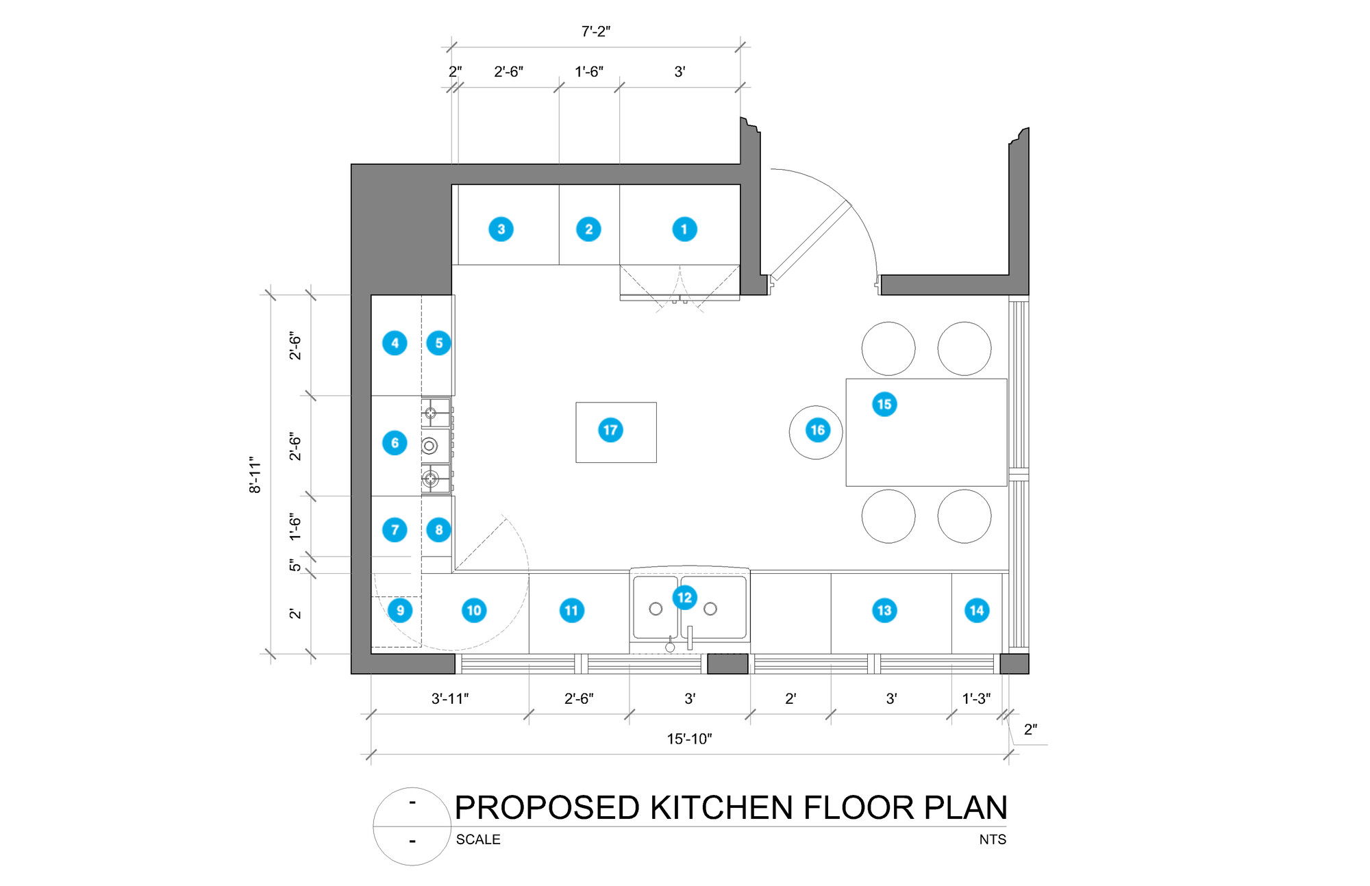 Online Designer Kitchen Floorplan