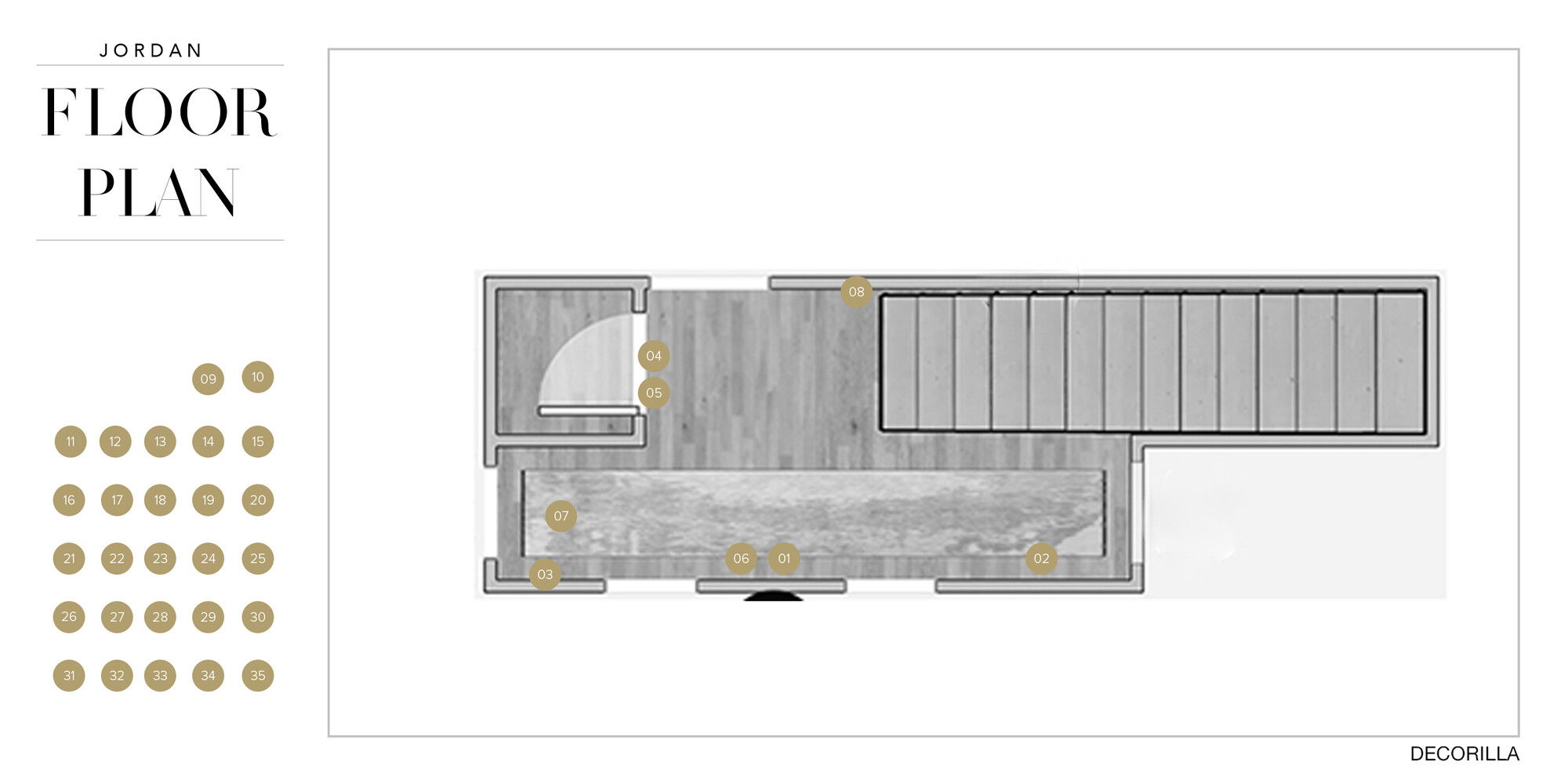 Online Designer Hallway/Entry Floorplan