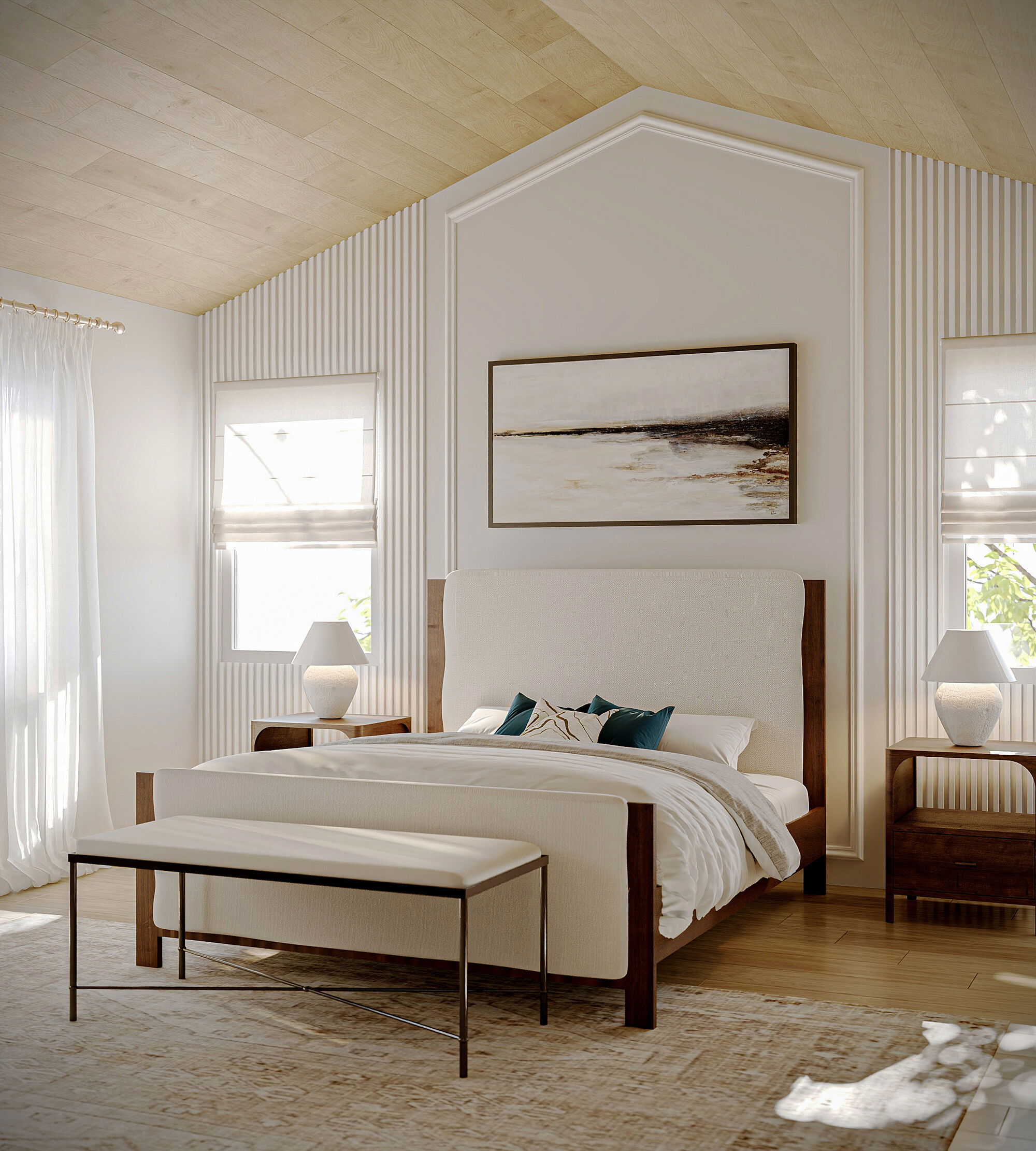Online Designer Bedroom 3D Model 1