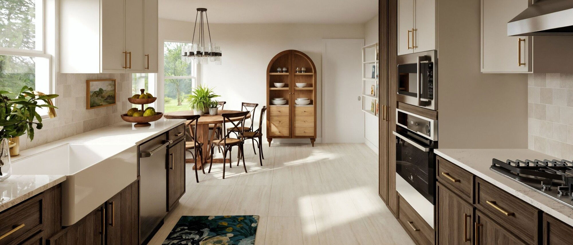 Impresionante Diseño de Cocina Escandinava por diseñadores de interiores asequibles de Pensacola