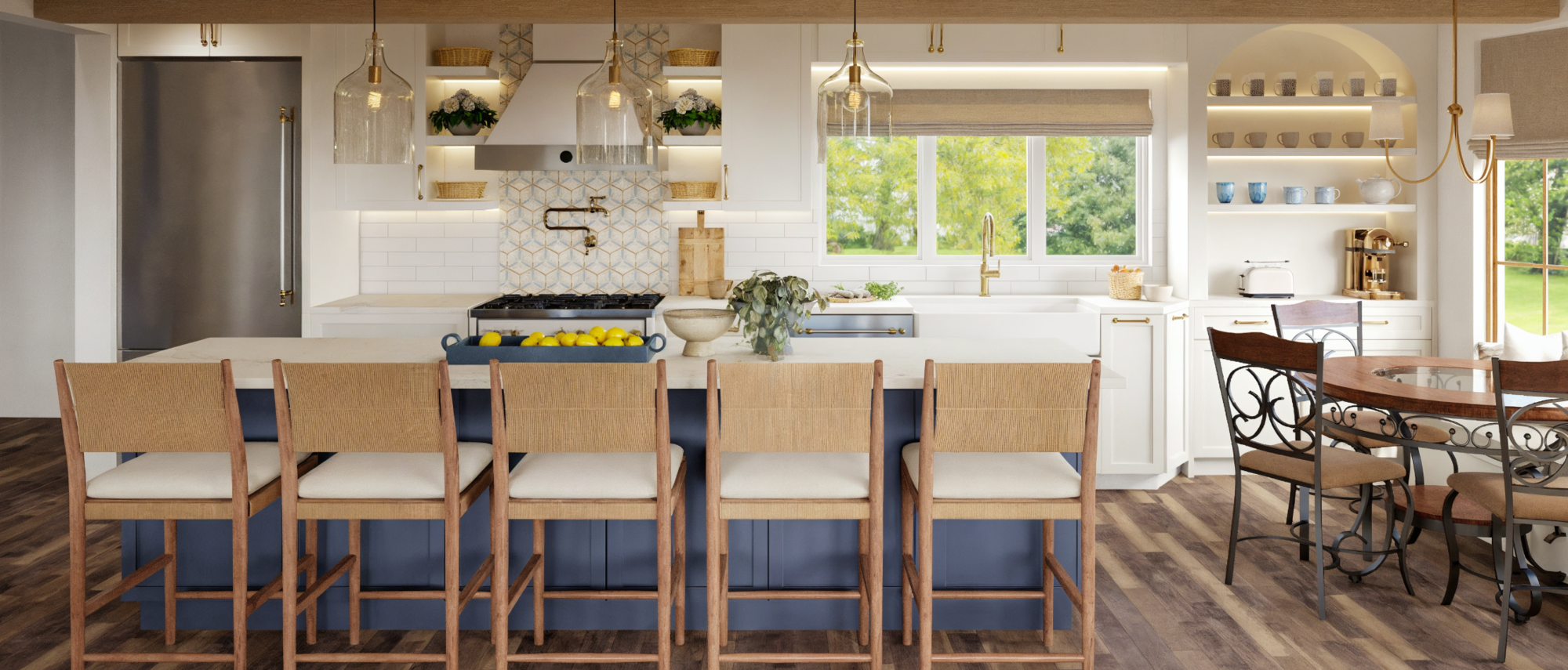 Sophisticated Spanish Mediterranean Home Design- After Rendering