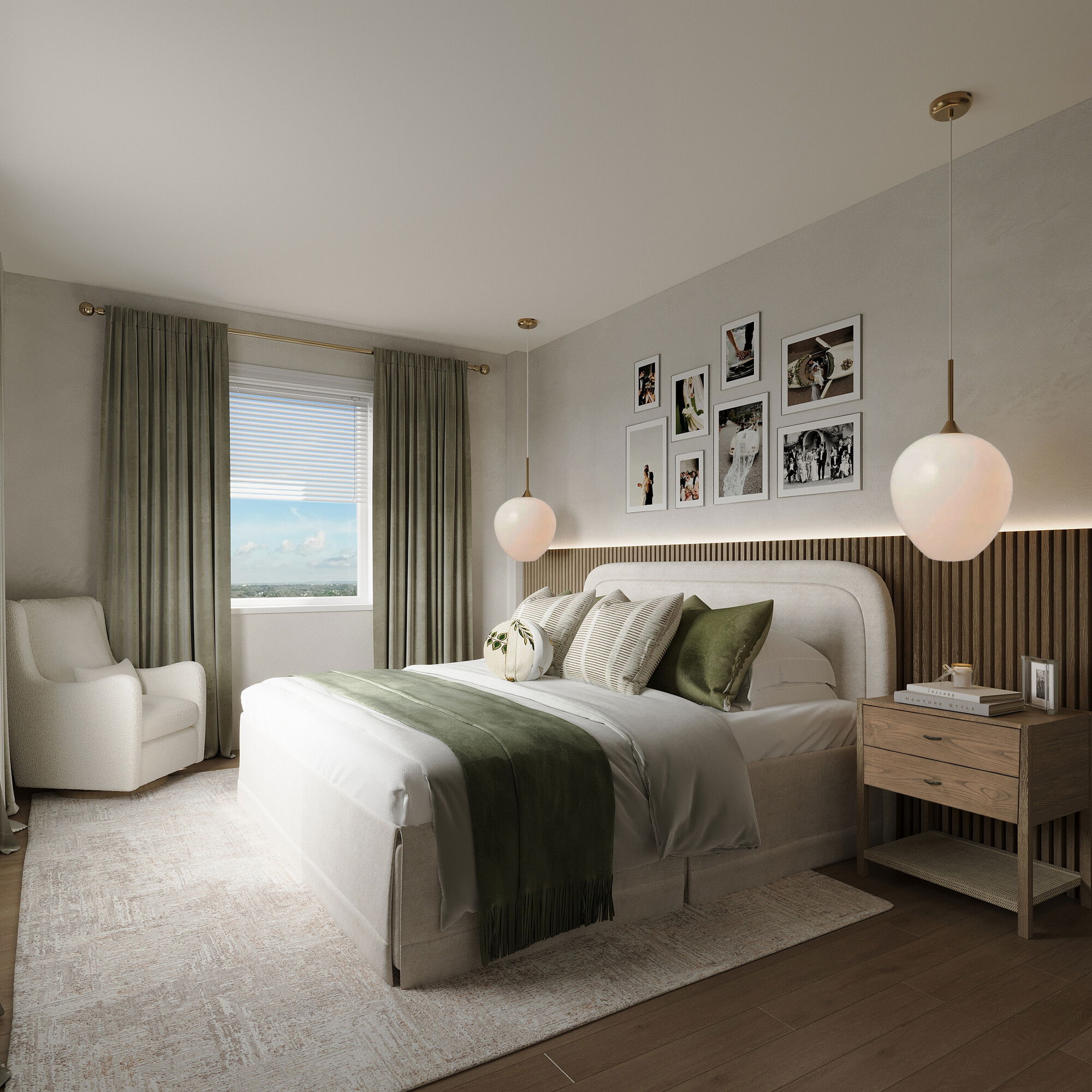 Online Designer Bedroom 3D Model 2