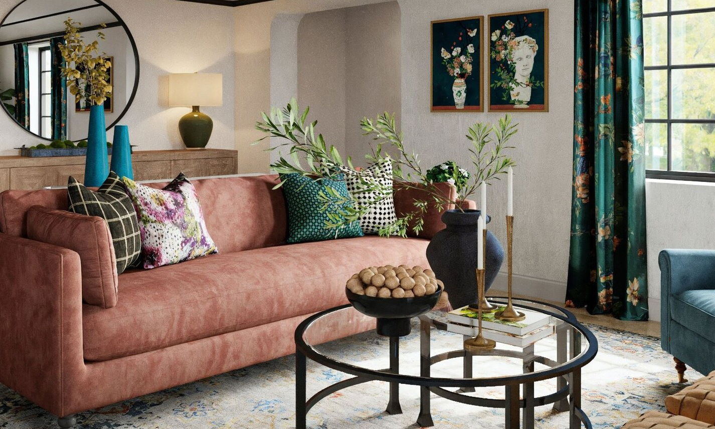Eclectic Tudor Home Interior Design by top Colorado Springs interior designers