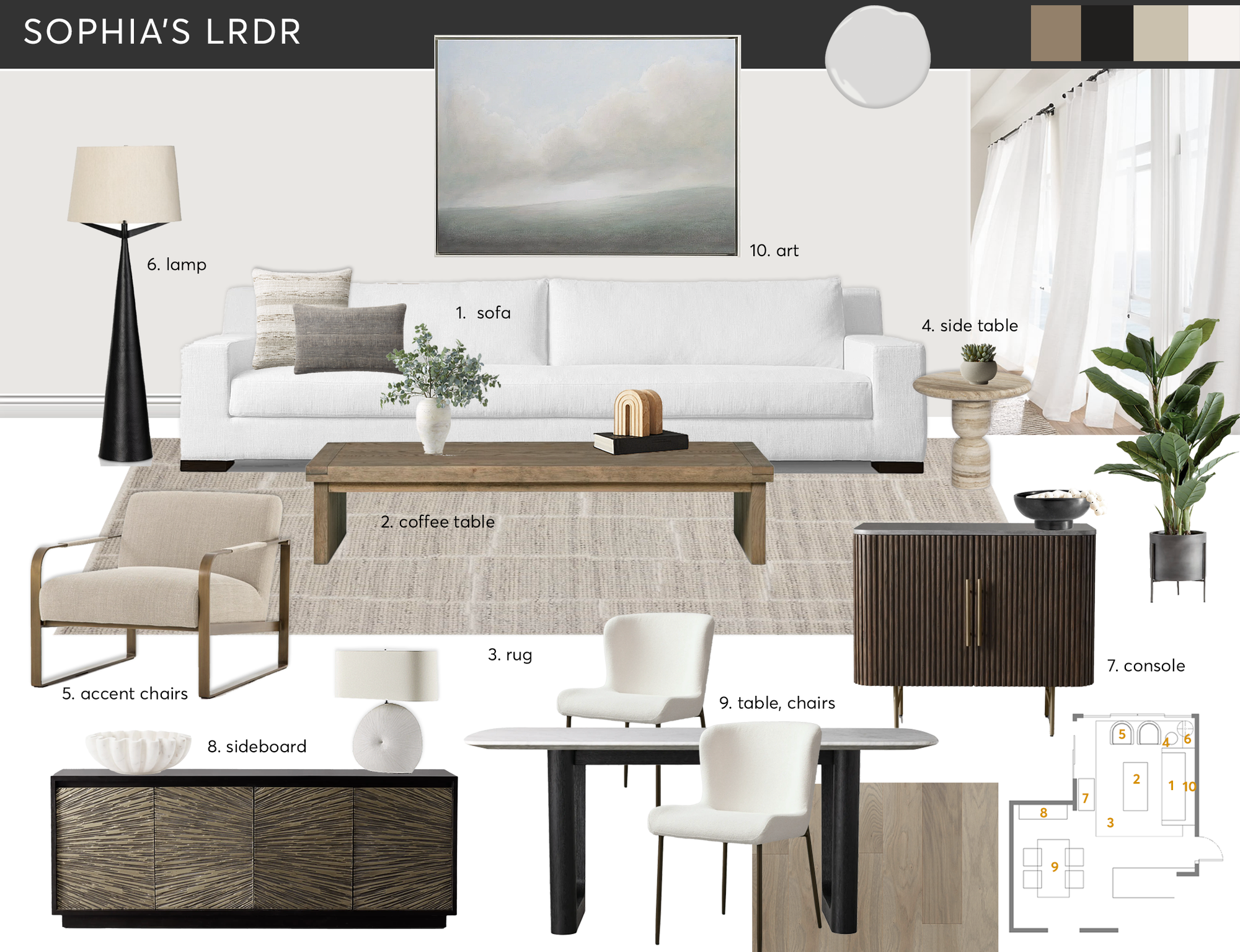 Sophisticated Modern Bayfront Condo Remodel Jessica S. Moodboard 2 thumb