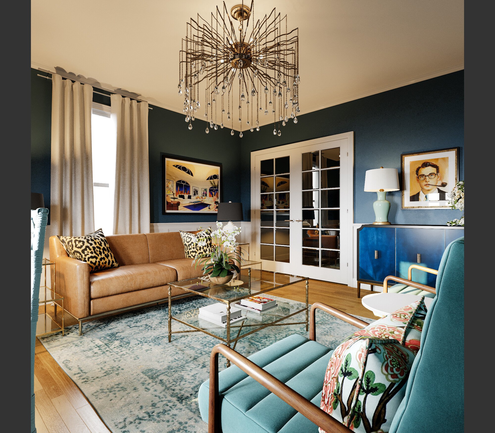 Online Living Room Design interior design samples 3