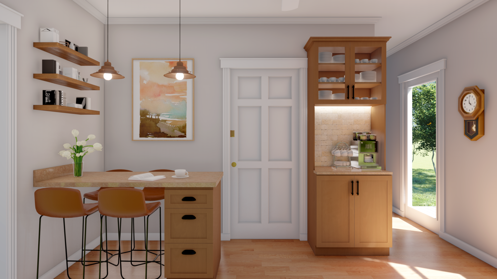 Modelo 3D de Cocina de Diseñador en Línea 1