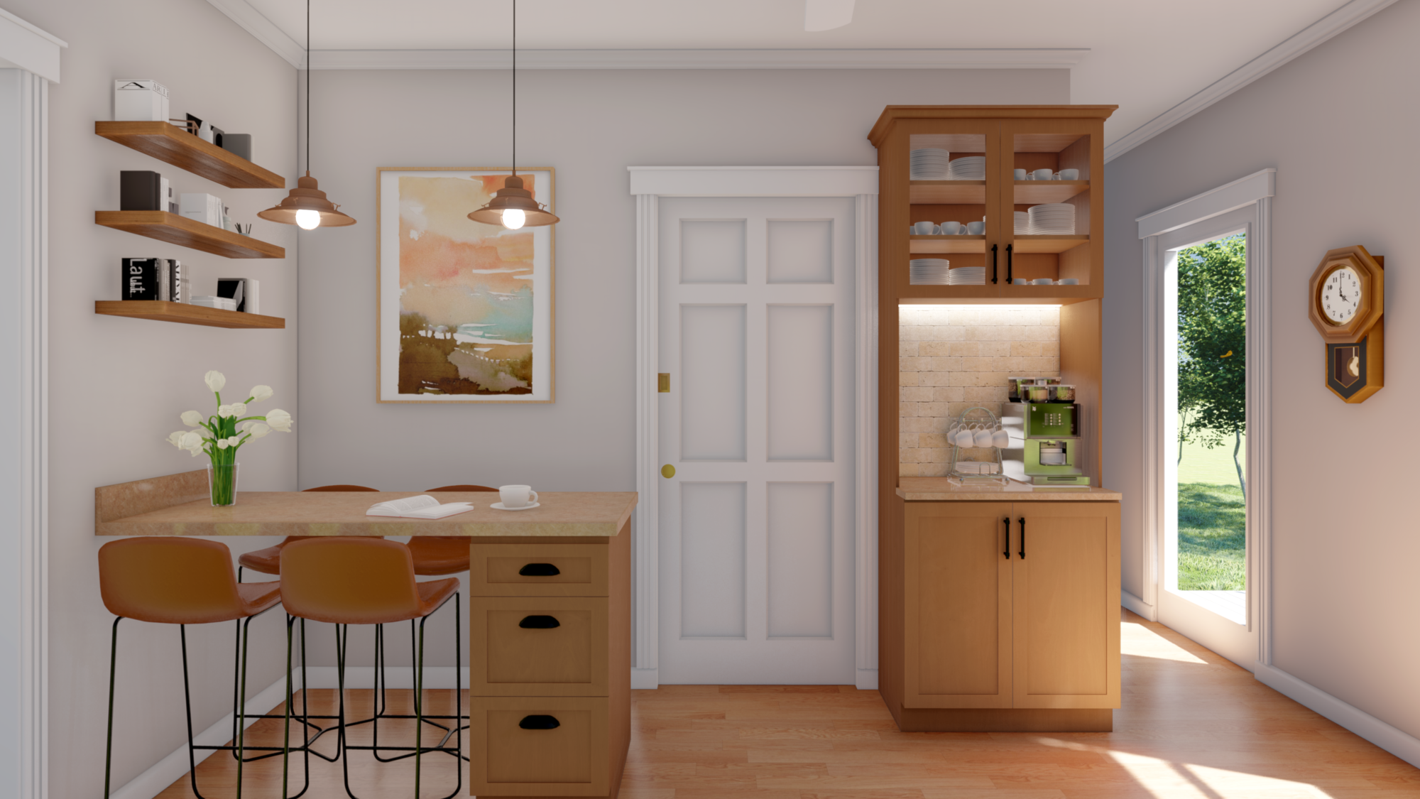 Online Designer Kitchen 3D Model 1