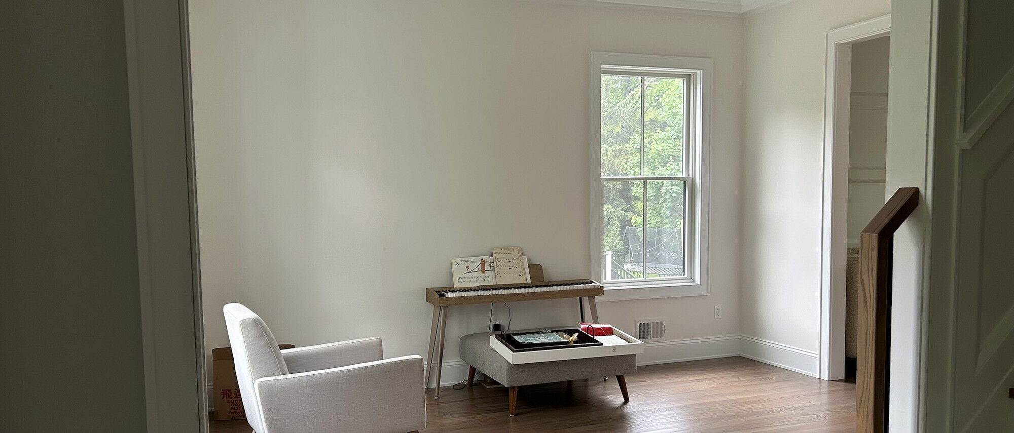 Fresh & Comfortable Living Room Interior Design- Before Photo