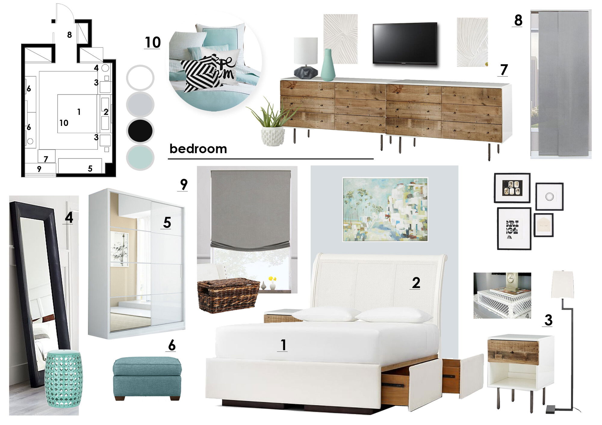 Ideas de diseño interior de dormitorio en línea