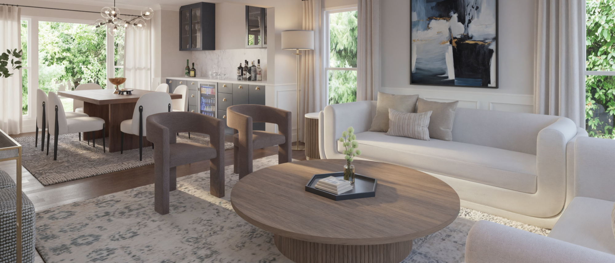 Sophisticated Modern Home Design- After Rendering
