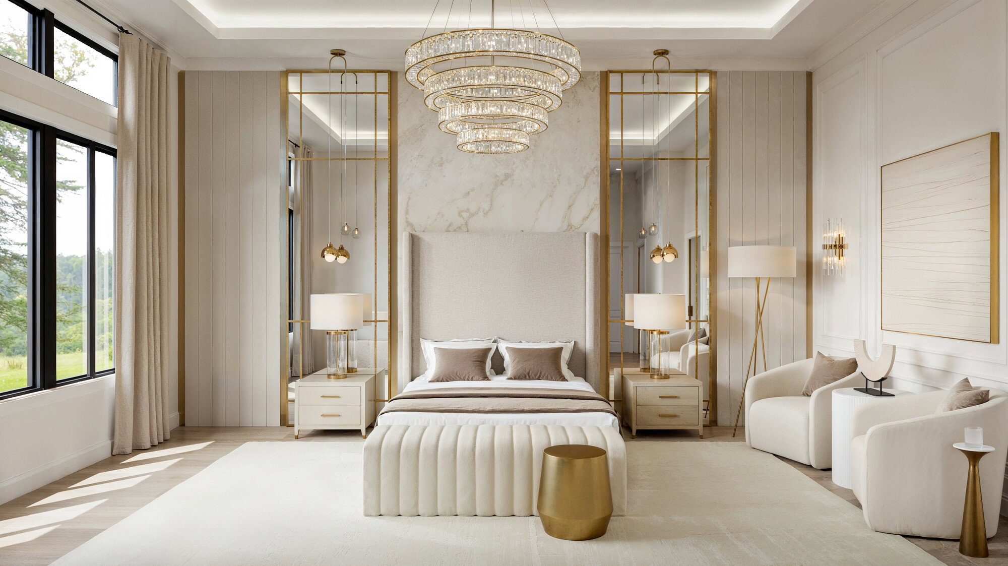 Online Designer Bedroom 3D Model 2