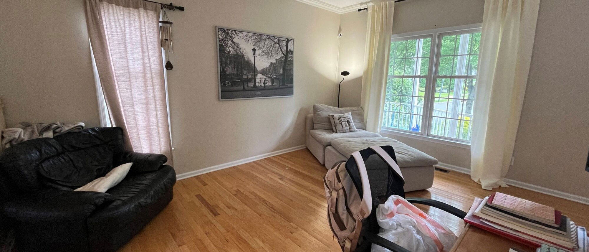 Sophisticated Modern Living Room Renovation- Before Photo
