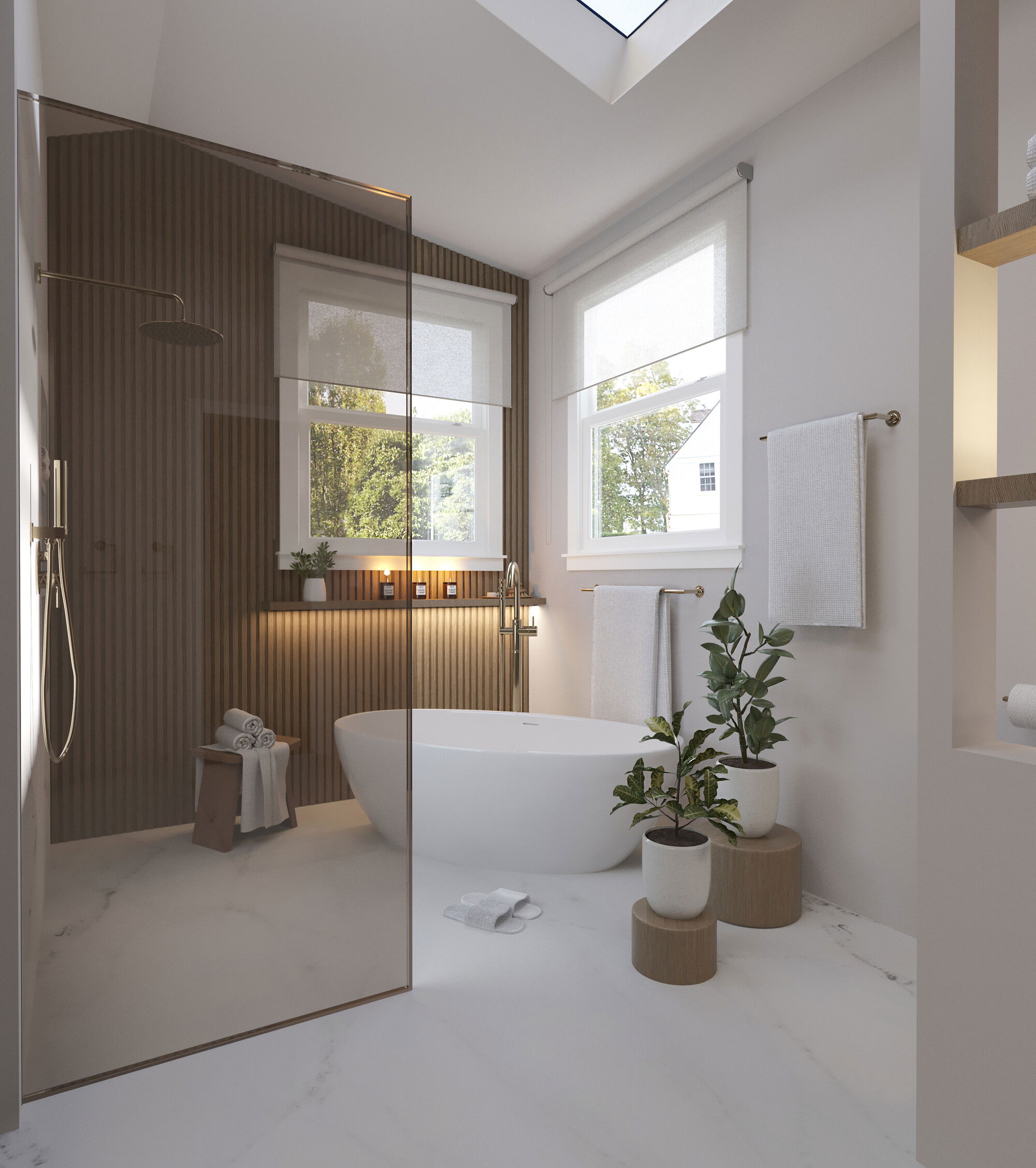 Online Designer Bathroom 3D Model 3