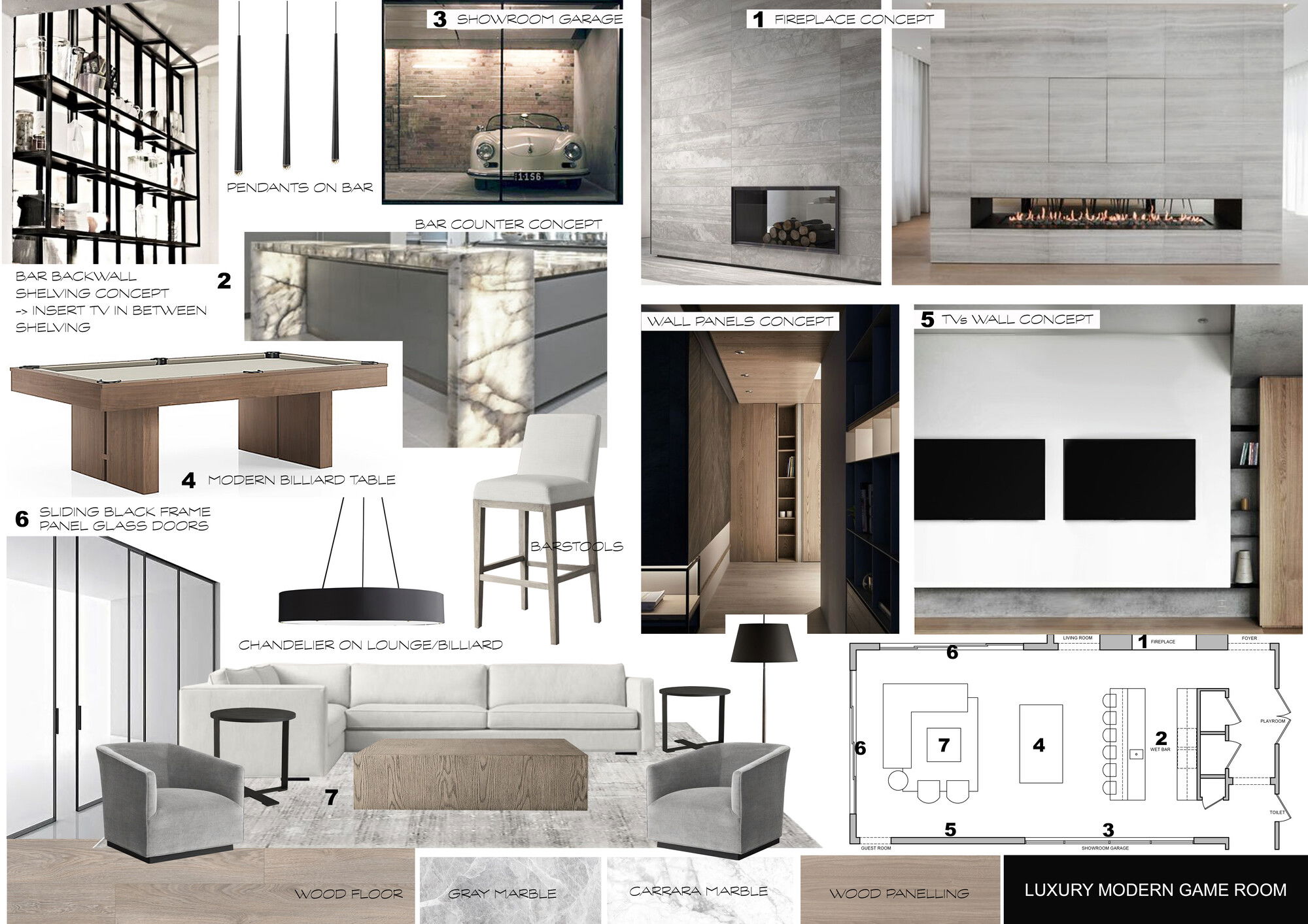 Online Designer Combined Living/Dining Interior Design Ideas