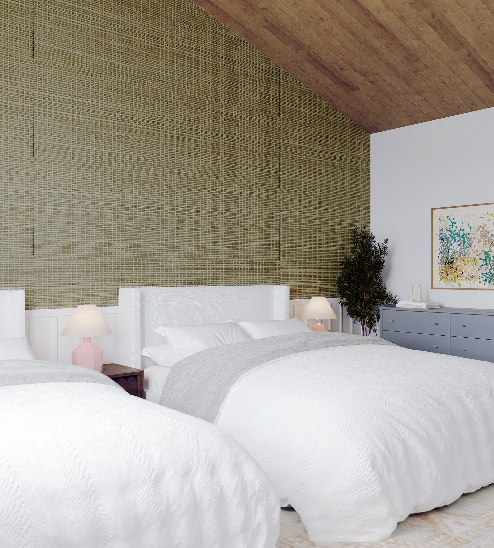 Online Designer Bedroom 3D Model 2