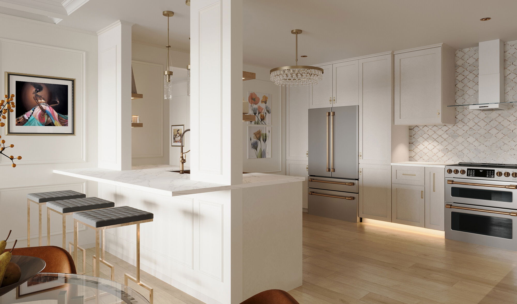 Online Designer Kitchen 3D Model 2