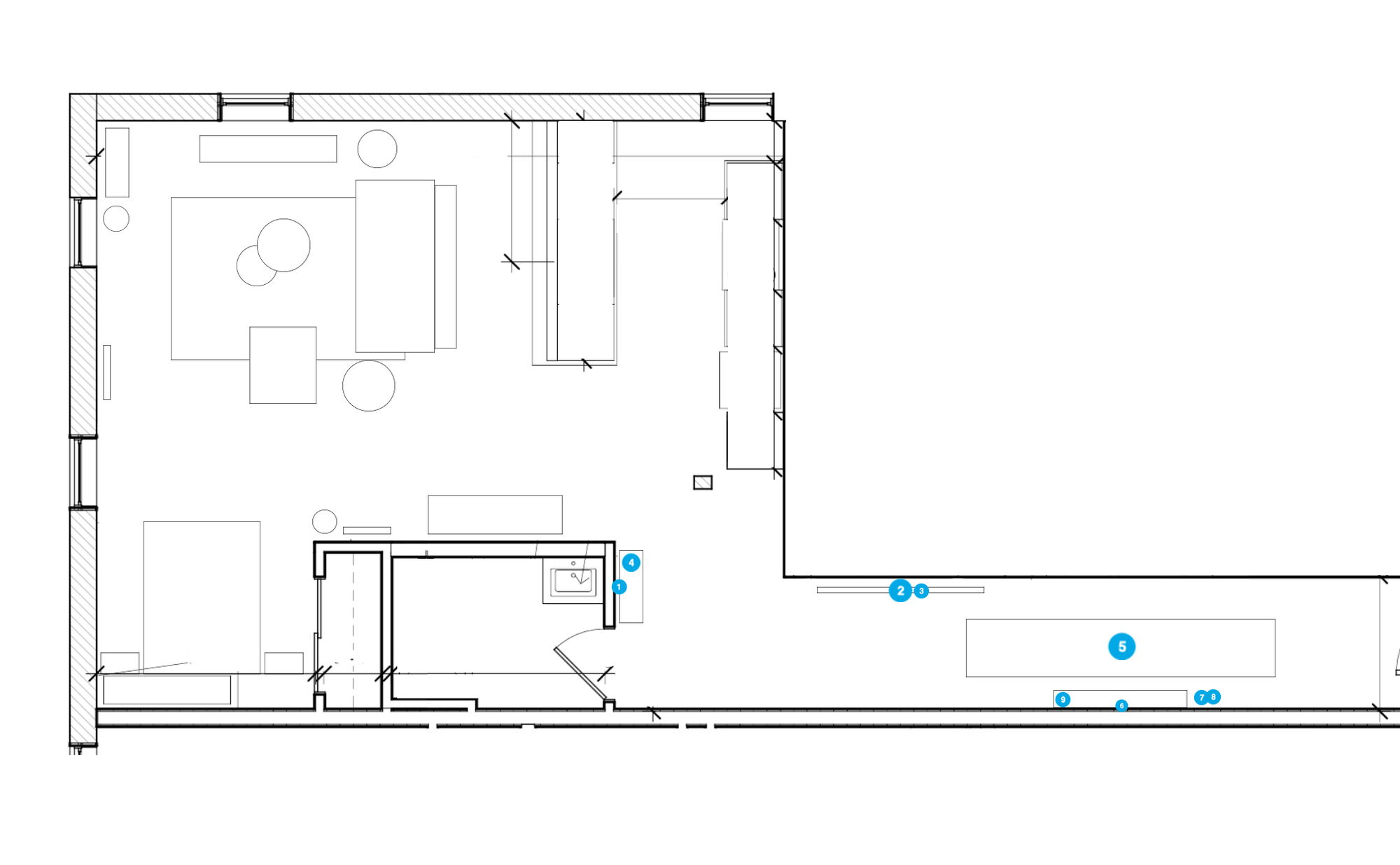 Online Designer Hallway/Entry Floorplan