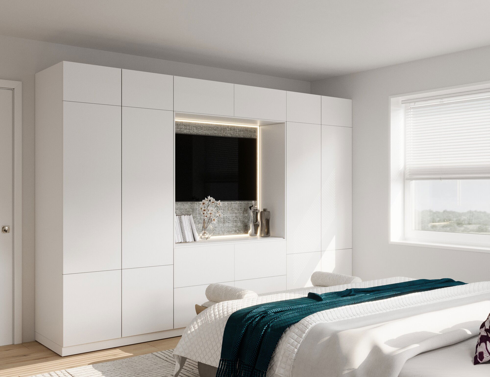 Online Designer Bedroom 3D Model 3