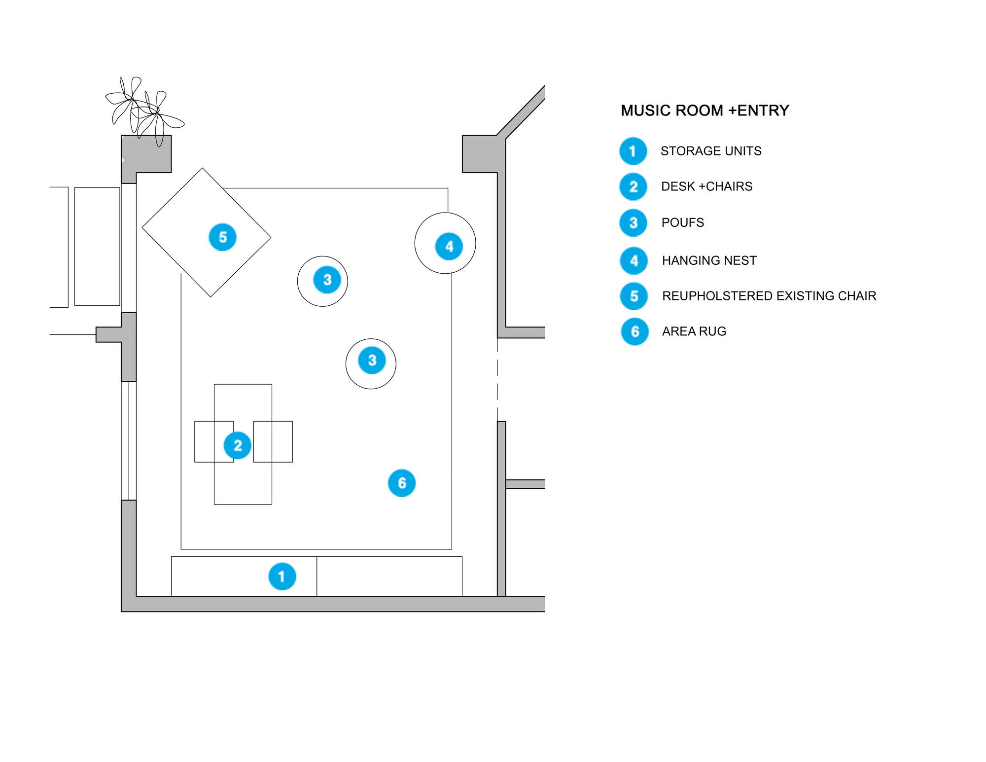 Online Designer Kids Room Floorplan