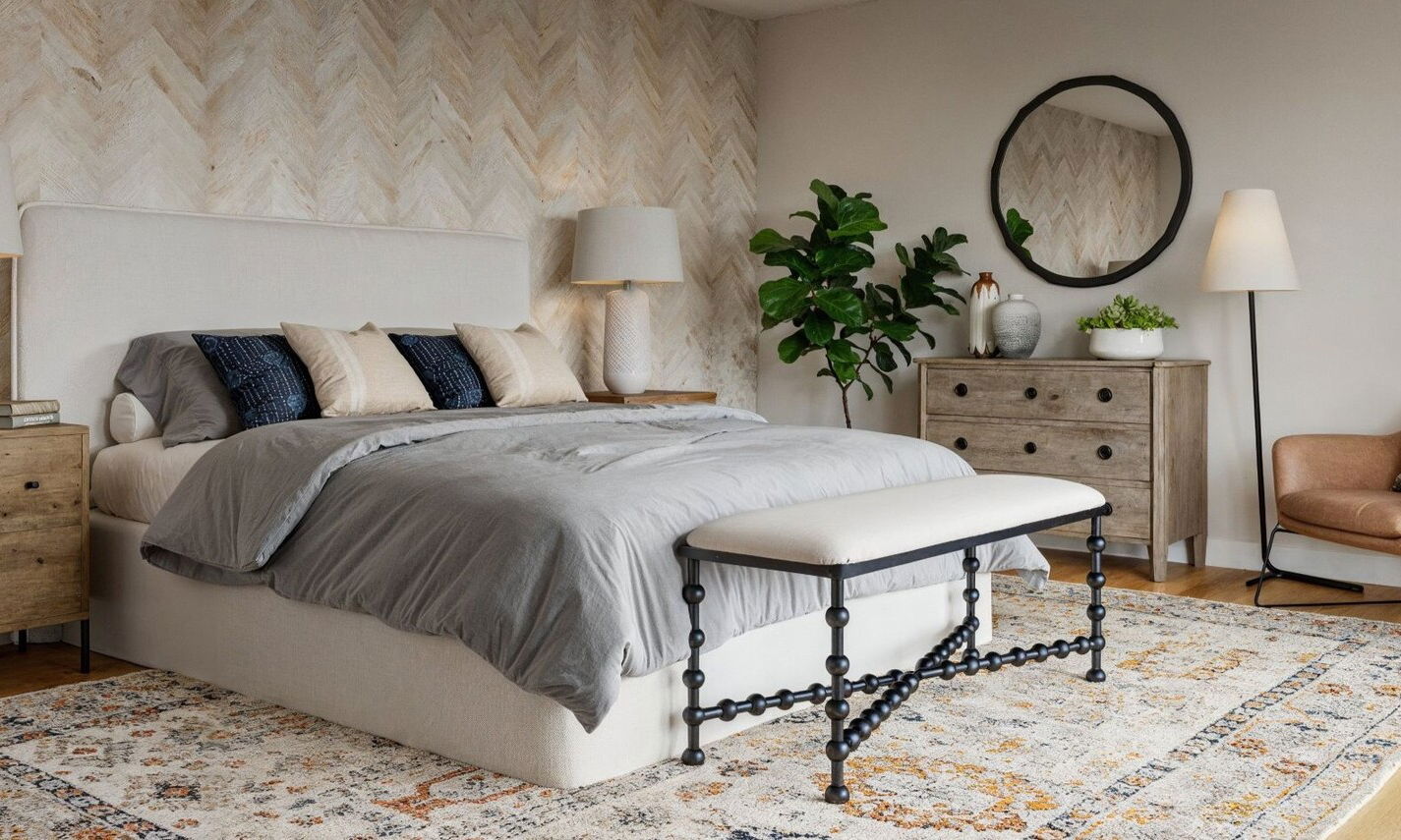 Chic & Cozy Modern Master Bedroom Design