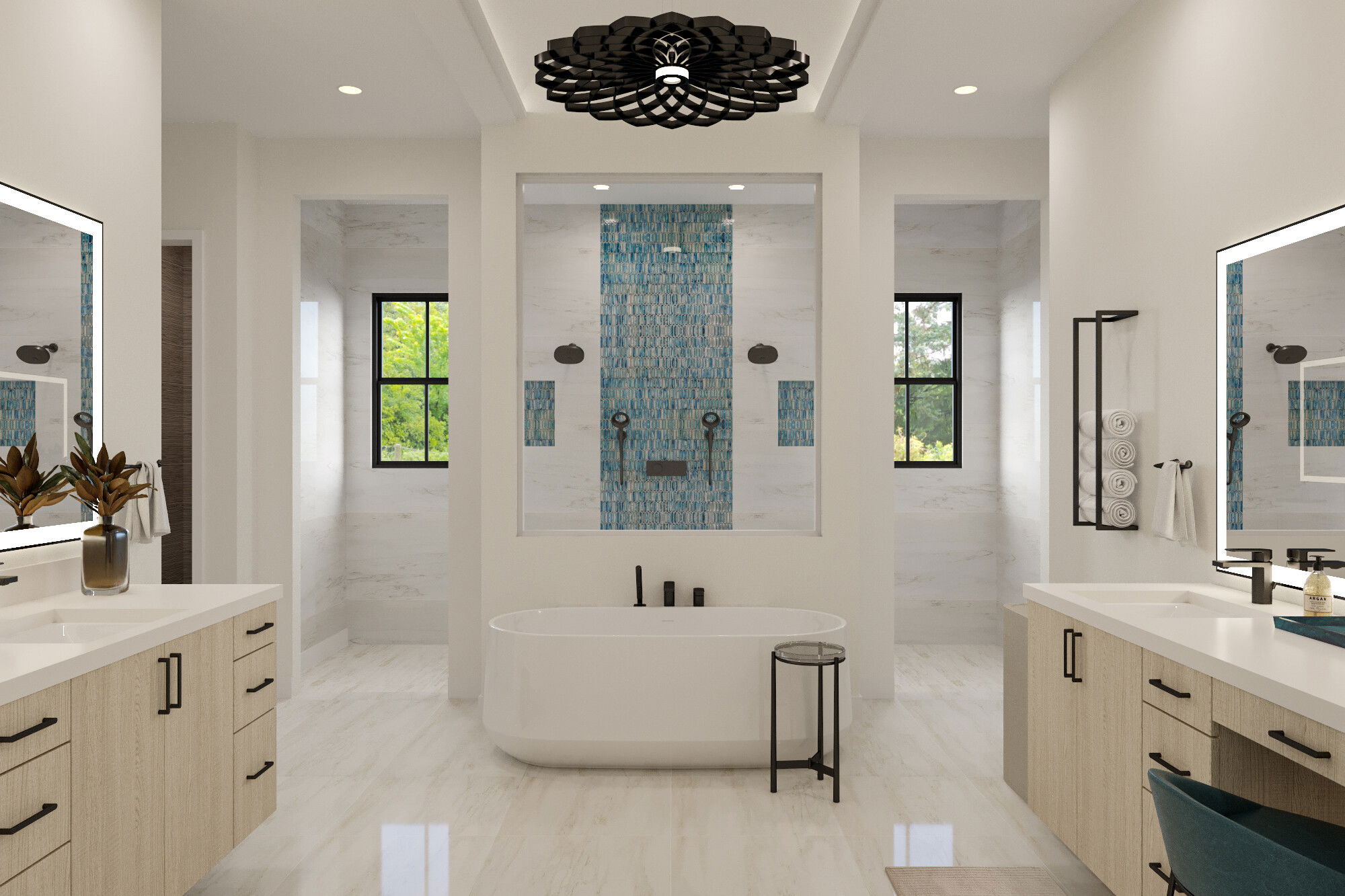 Modern Sophisticated Full Home Renovation Project Rendering thumb