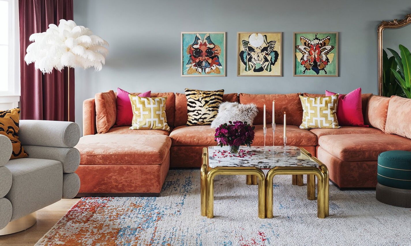 Contemporary & Eclectic Living Room Remodel