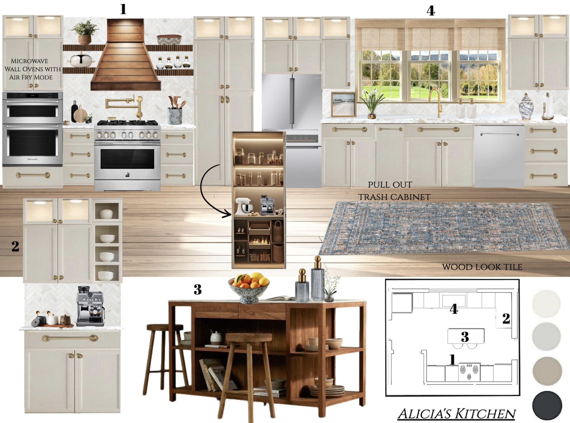 Modern Coastal Kitchen and Bath Design Kamila A. Moodboard 2 thumb