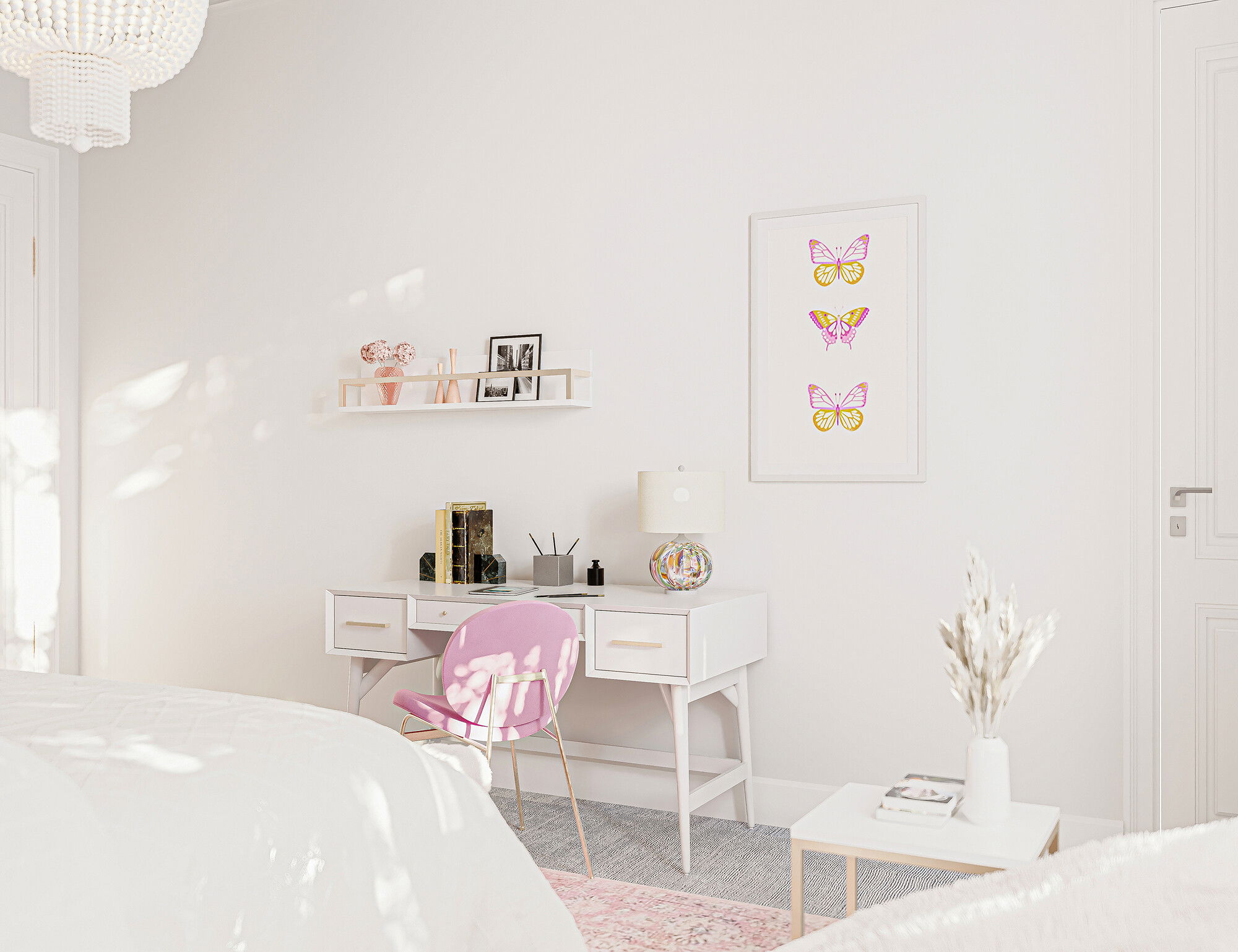 Modelo 3D de Dormitorio del Diseñador en Línea 2