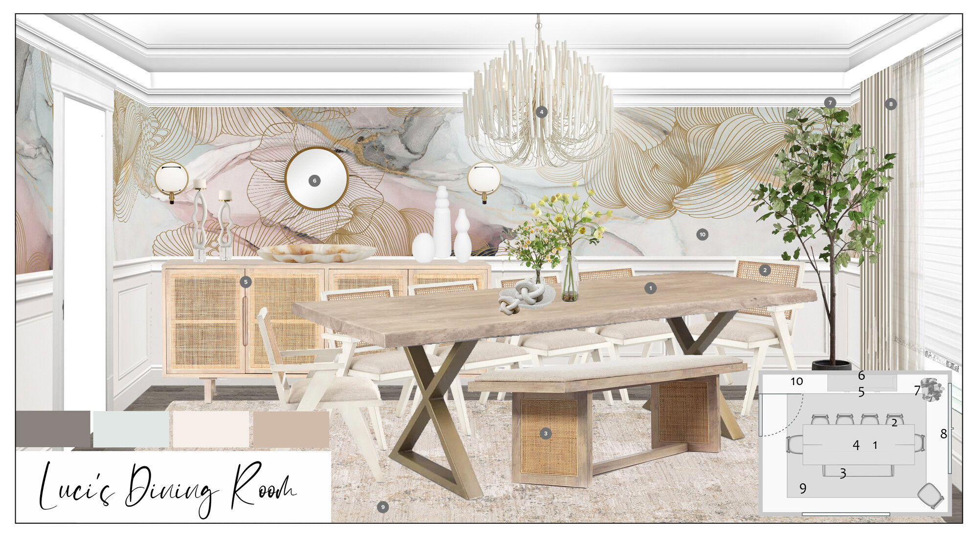 Online Designer Dining Room Interior Design Ideas