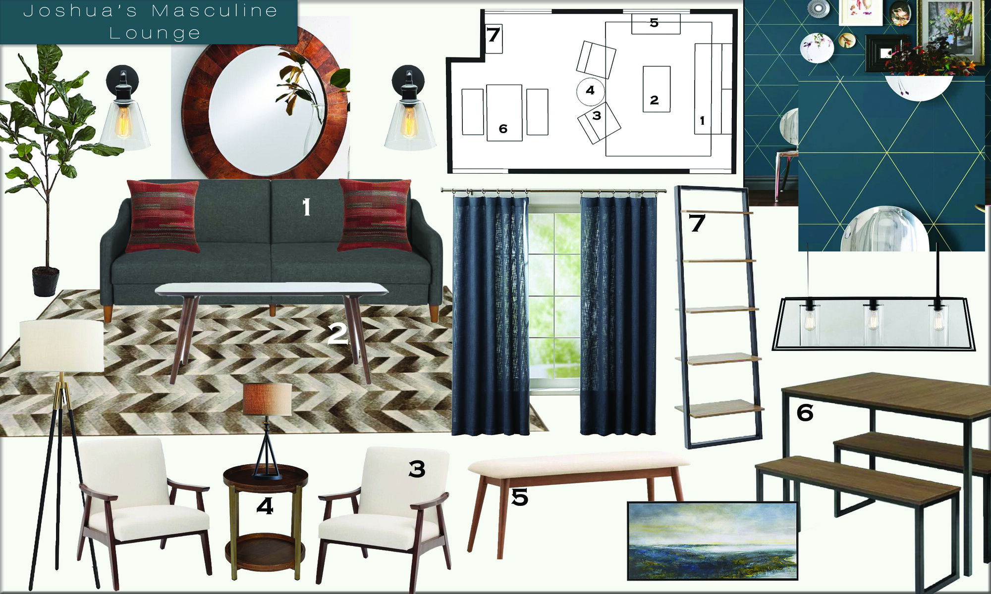 Ideas De Diseño Interior De Sala De Estar De Diseñador En Línea