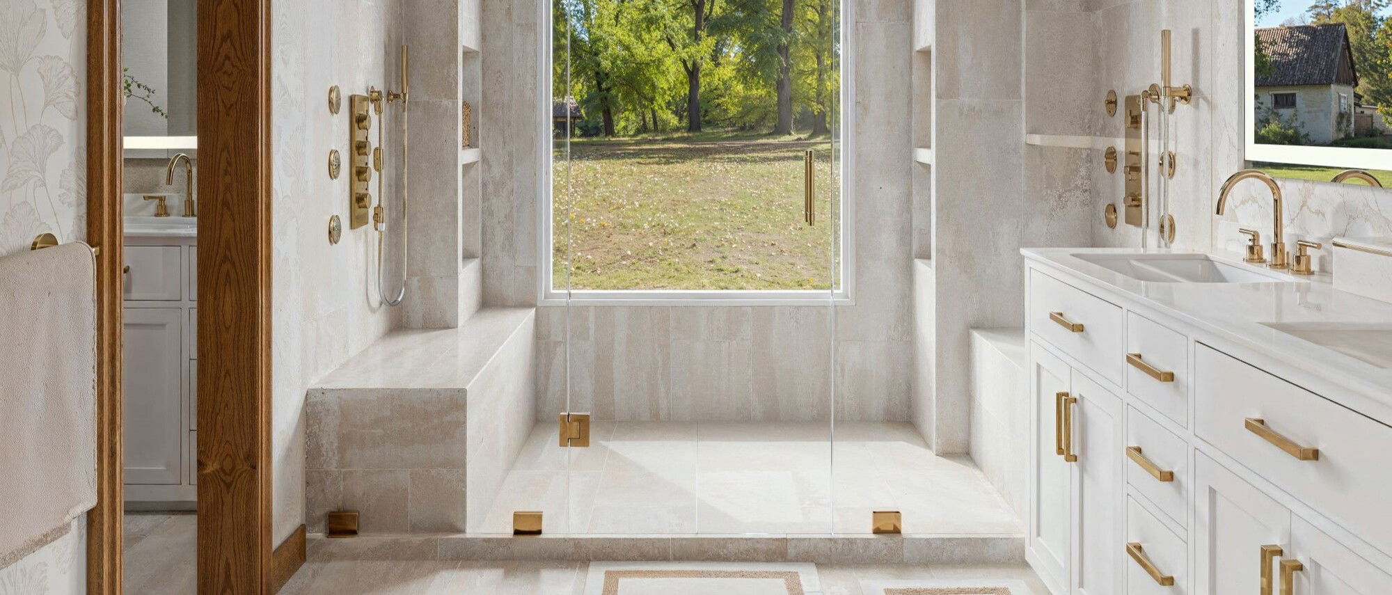 Diseño de Baño Principal Moderno y Lujoso - Render Después