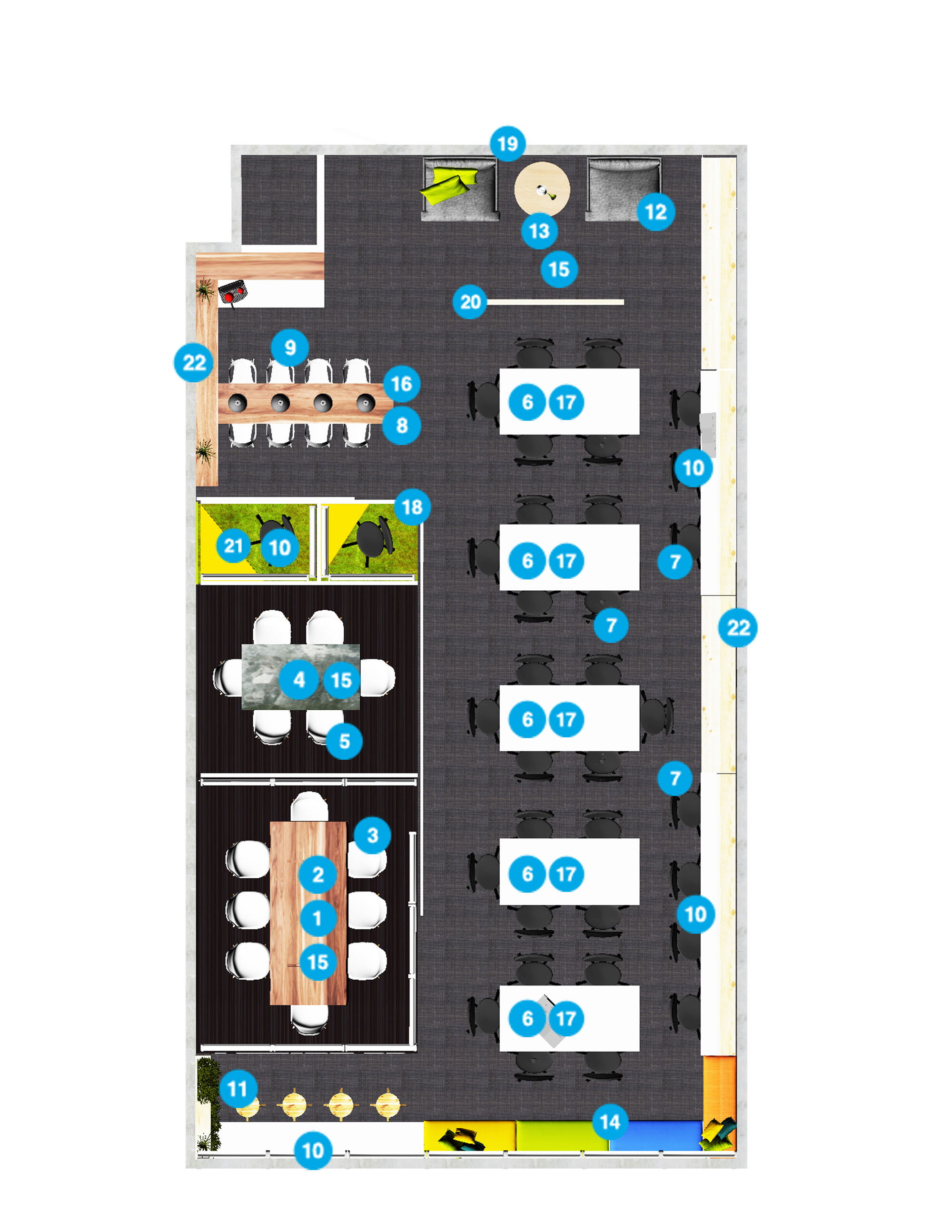 Online Designer Business/Office Floorplan