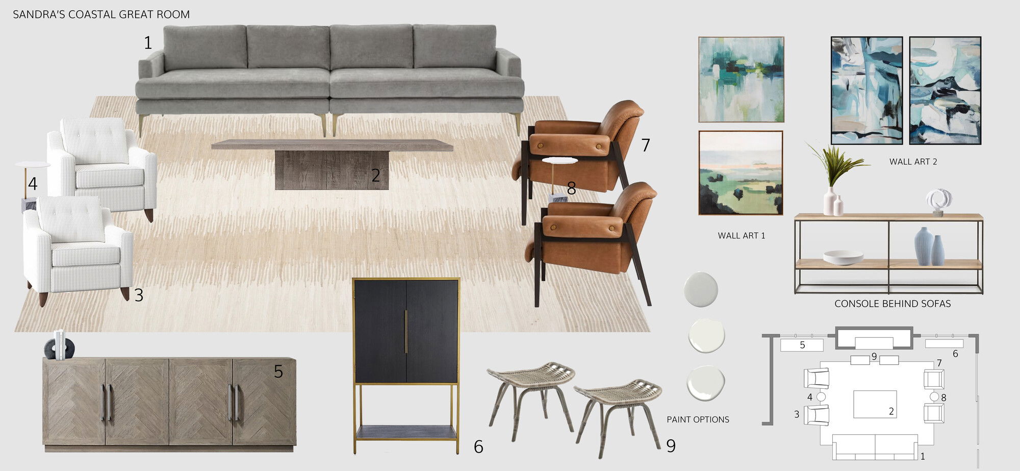 Ideas De Diseño Interior De Sala De Estar De Diseñador En Línea