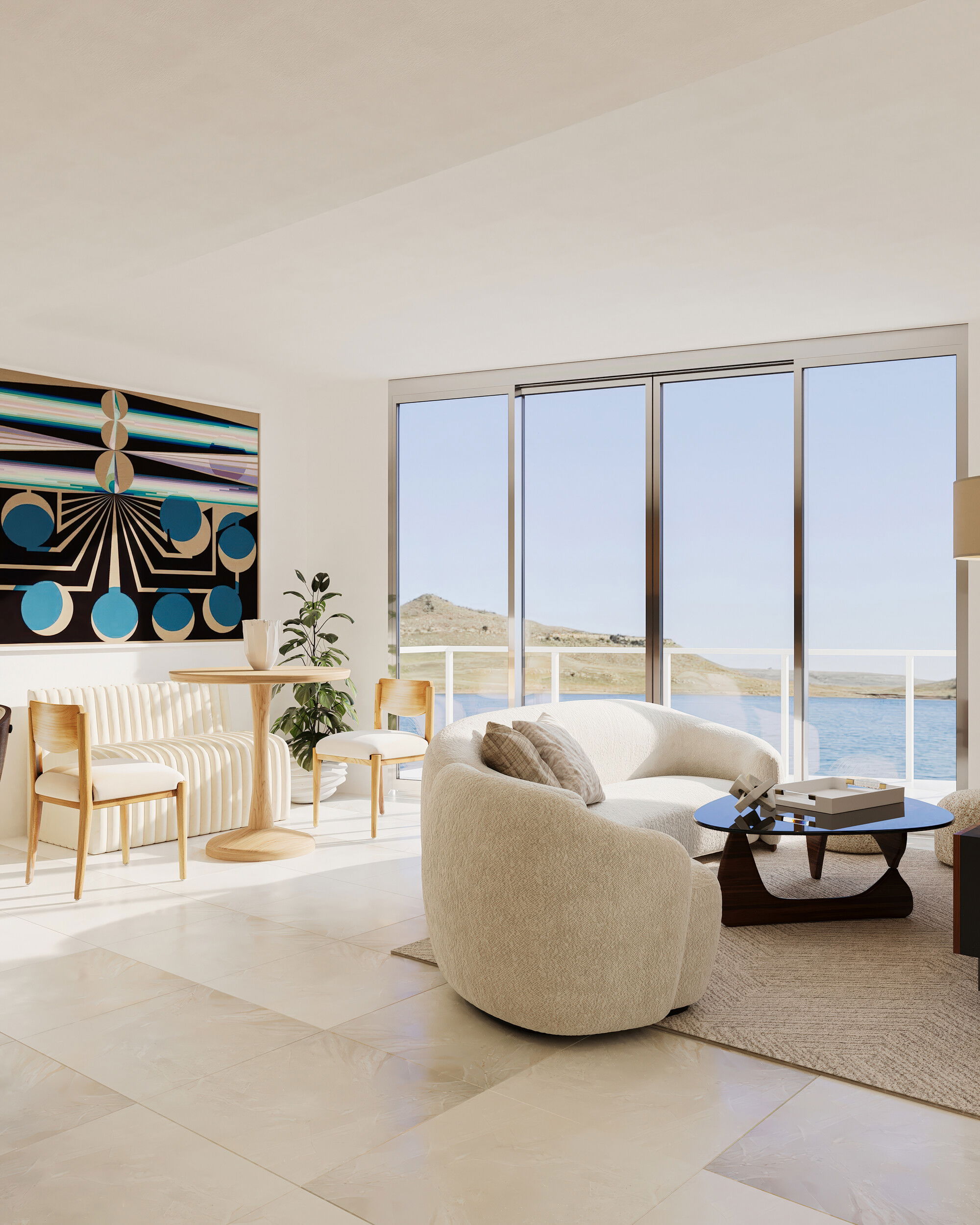 Online Designer Living Room 3D Model 2