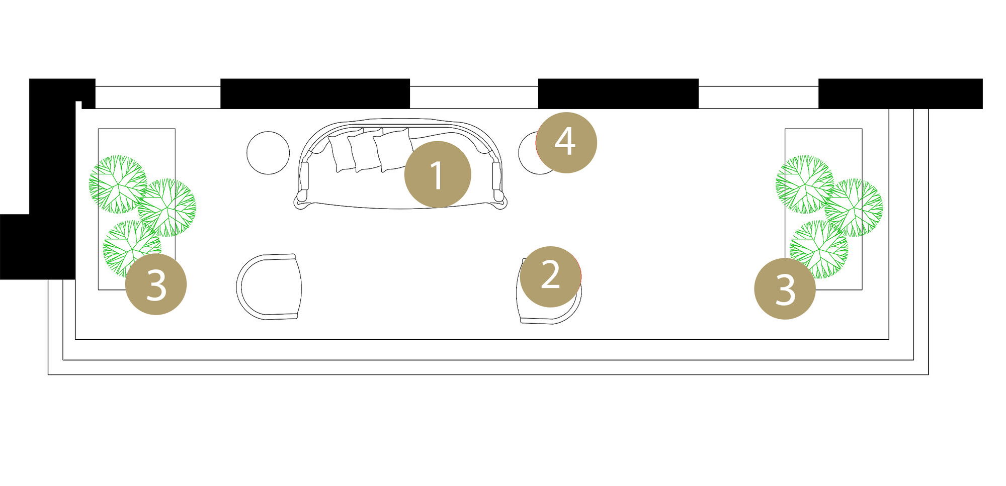 Online Designer Patio Floorplan