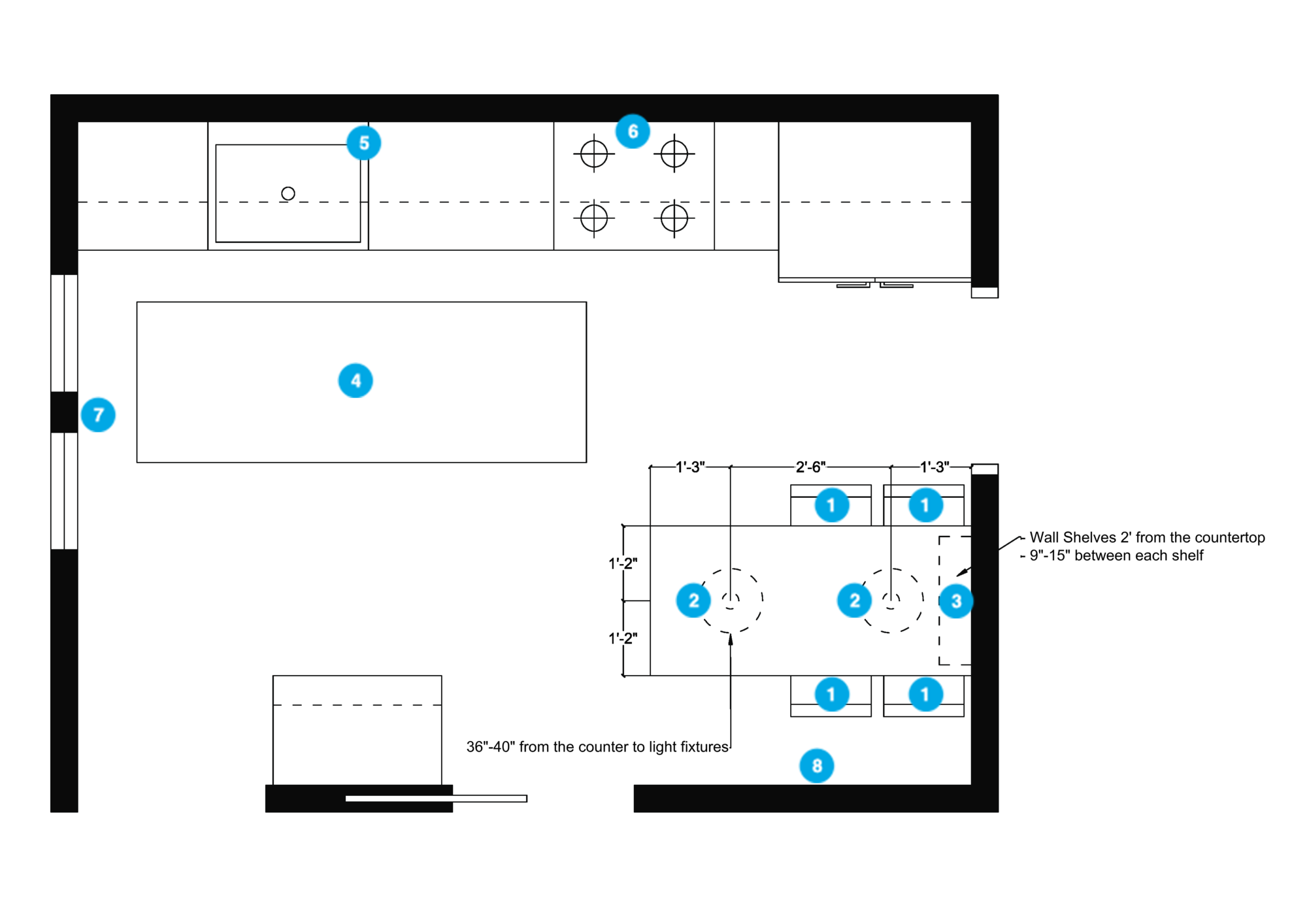 Plan de Cocina de Diseñador en Línea