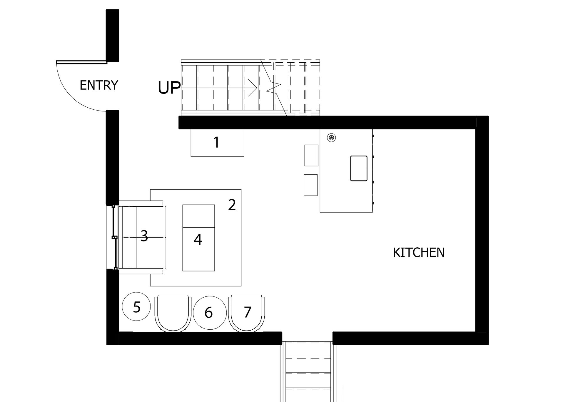 Online Designer Kitchen Floorplan