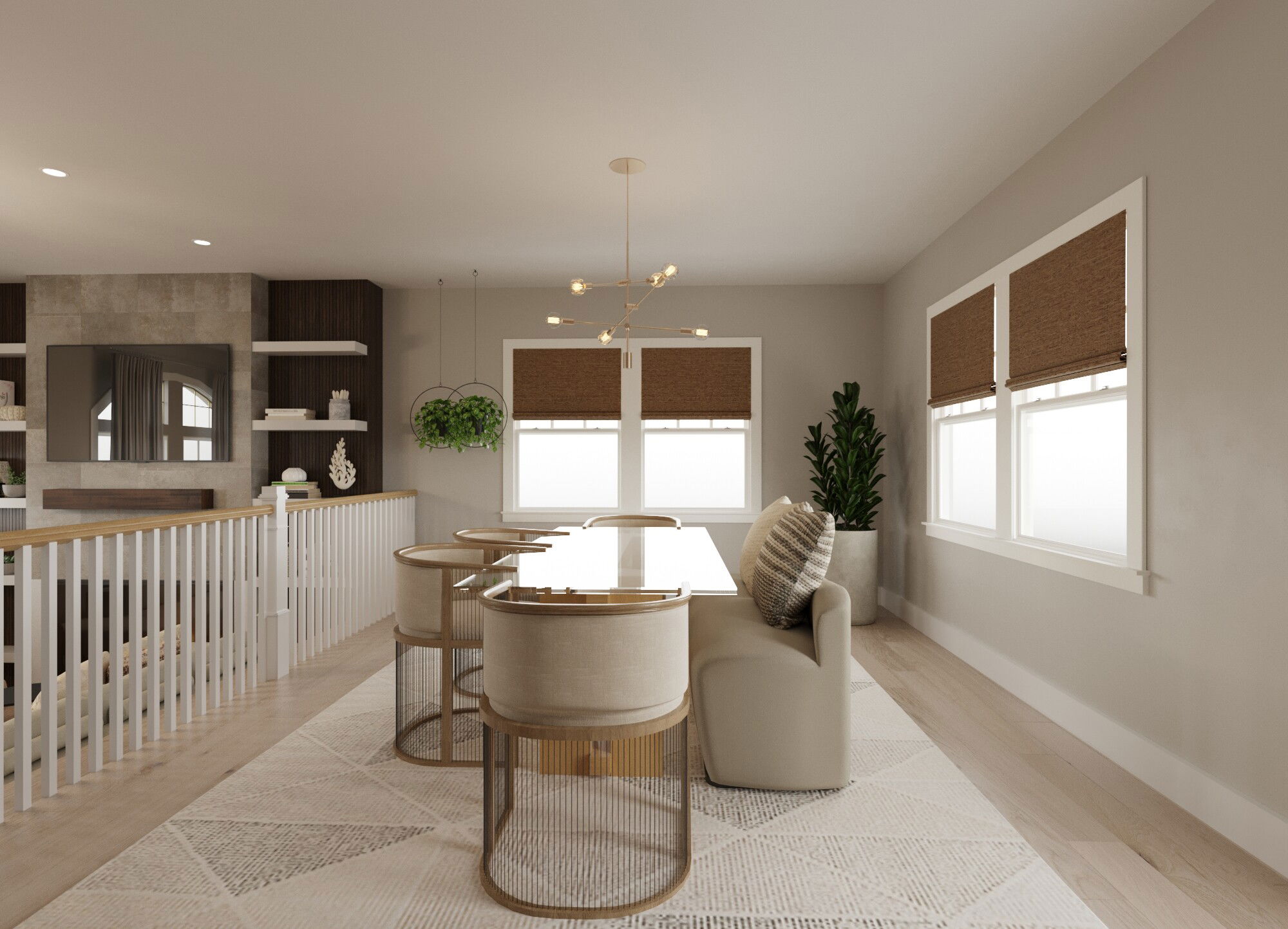 Online Designer Dining Room 3D Model 1