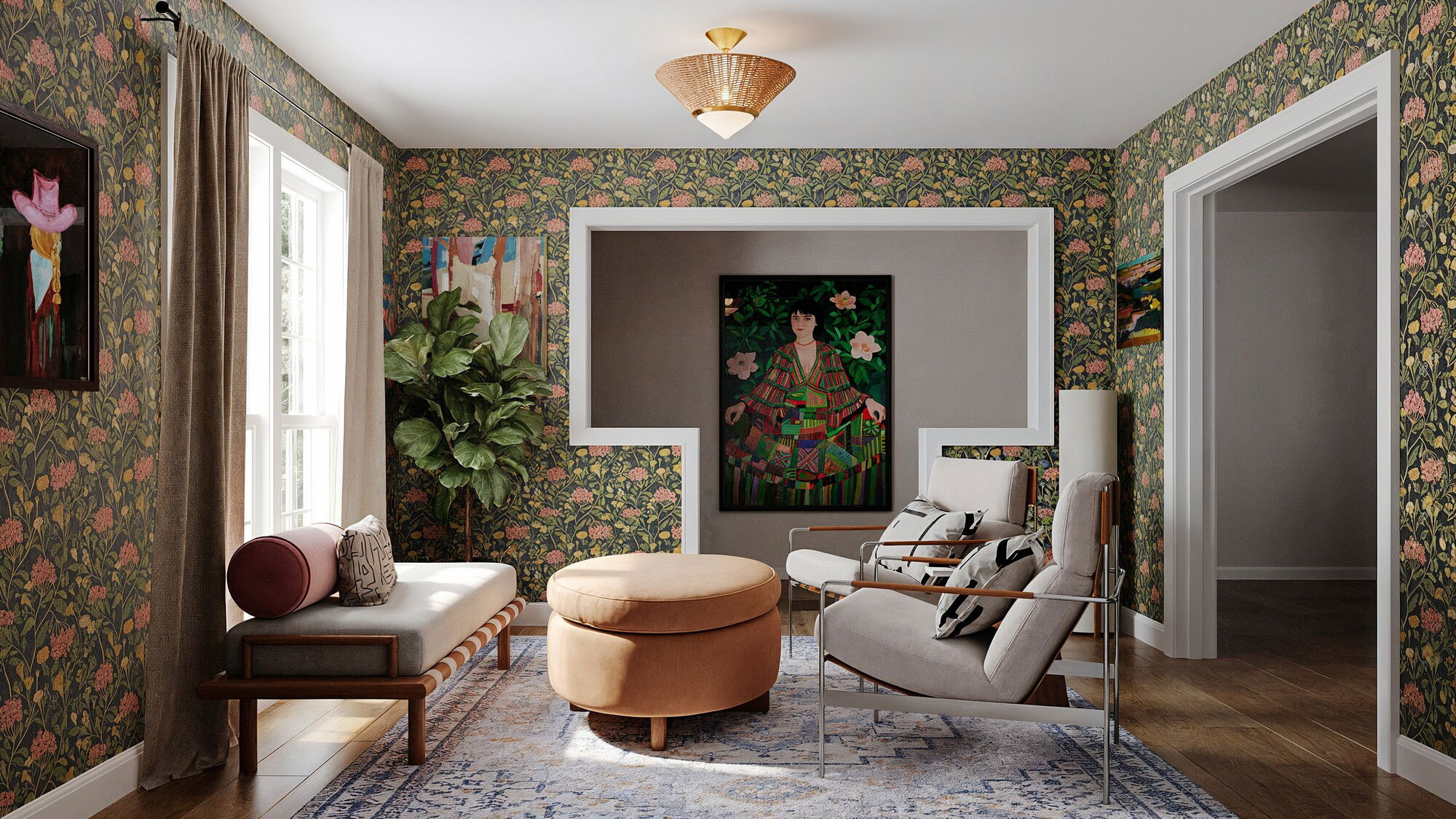 Online Designer Living Room 3D Model 3