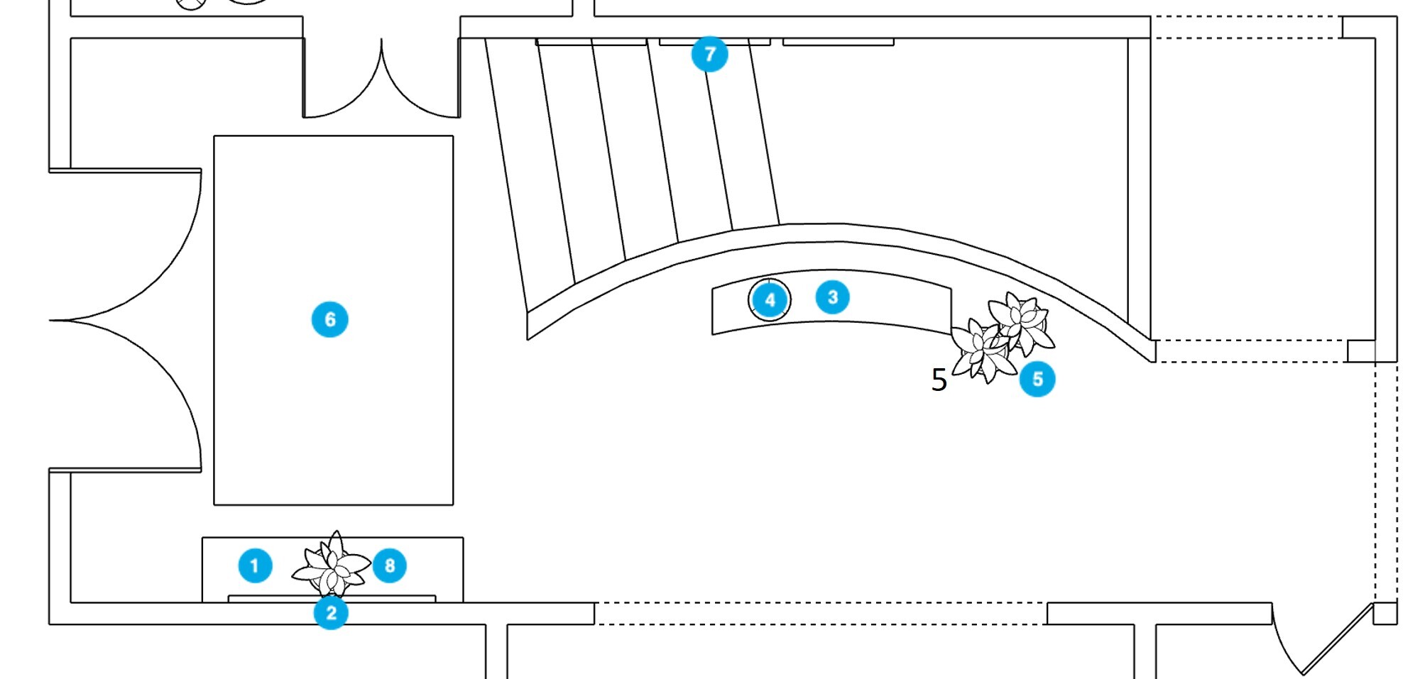 Online Designer Hallway/Entry Floorplan