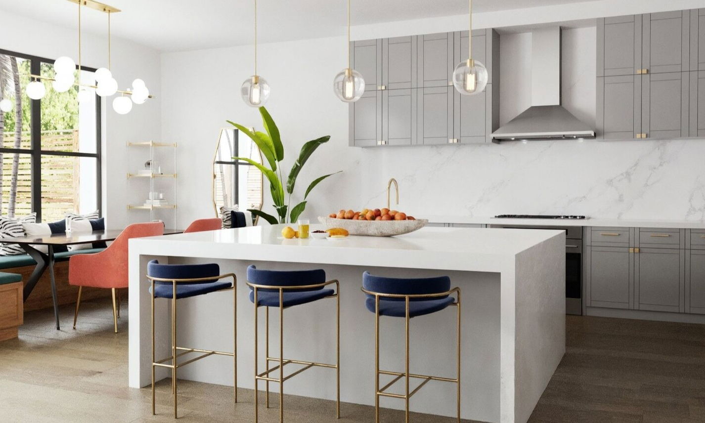 Light and Classy Kitchen Renovation by affordable Elgin interior designers