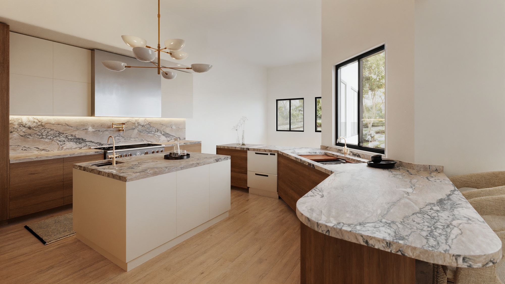 Modelo 3D de Cocina de Diseñador en Línea 2