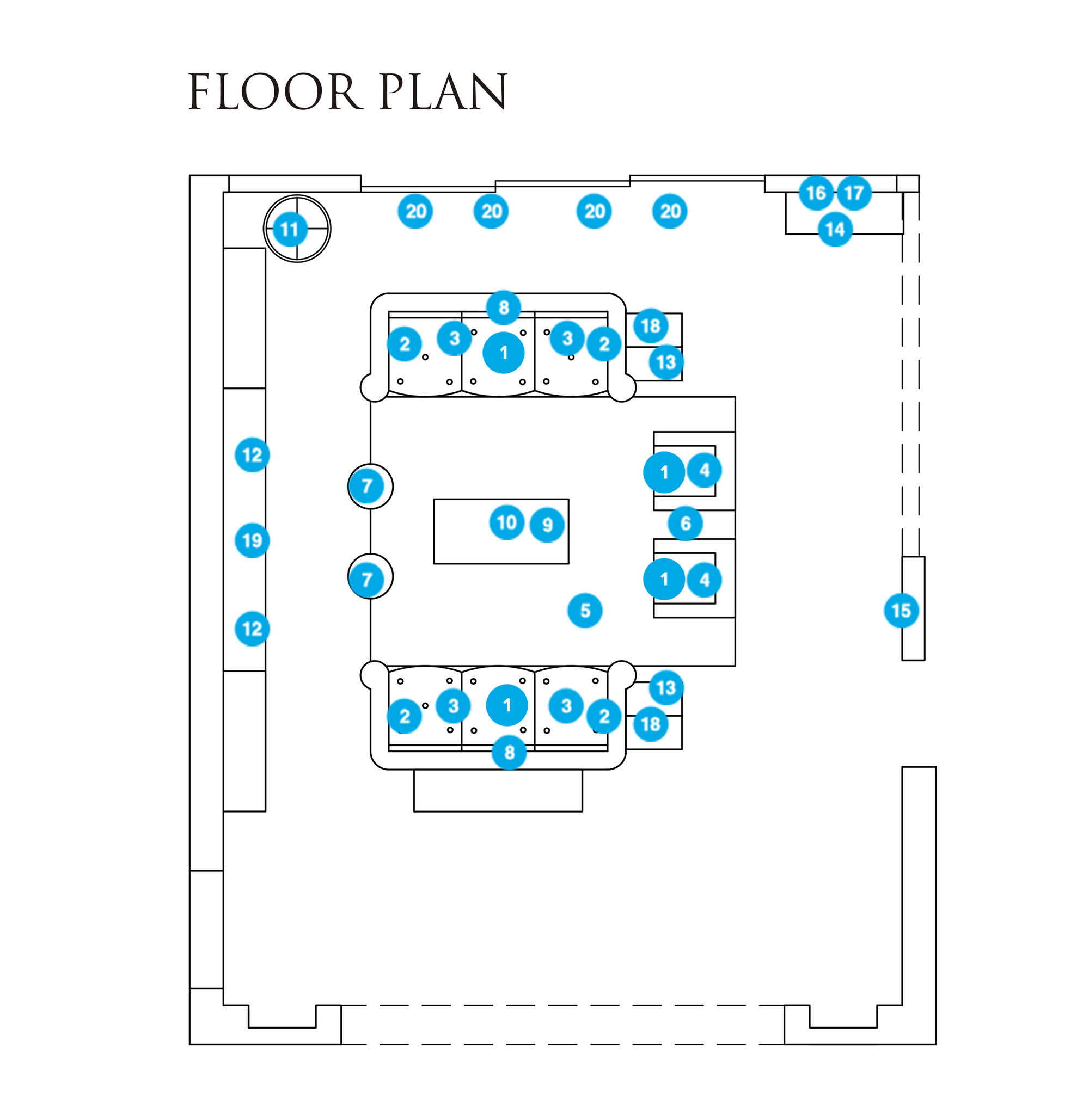 Online Designer Living Room Floorplan