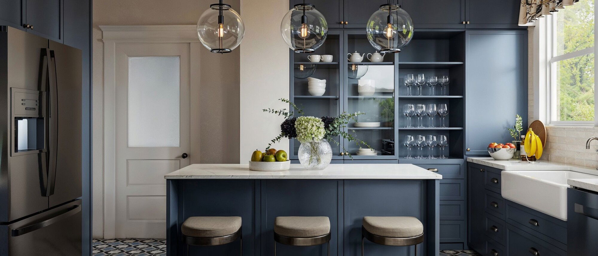 Remodelación de cocina moderna vintage por los mejores diseñadores de interiores de Clovis